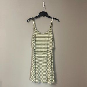American Eagle Outfitters - Yellow Striped Tank Sundress - M